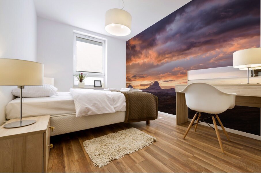Lochinver Sunrise Mural print