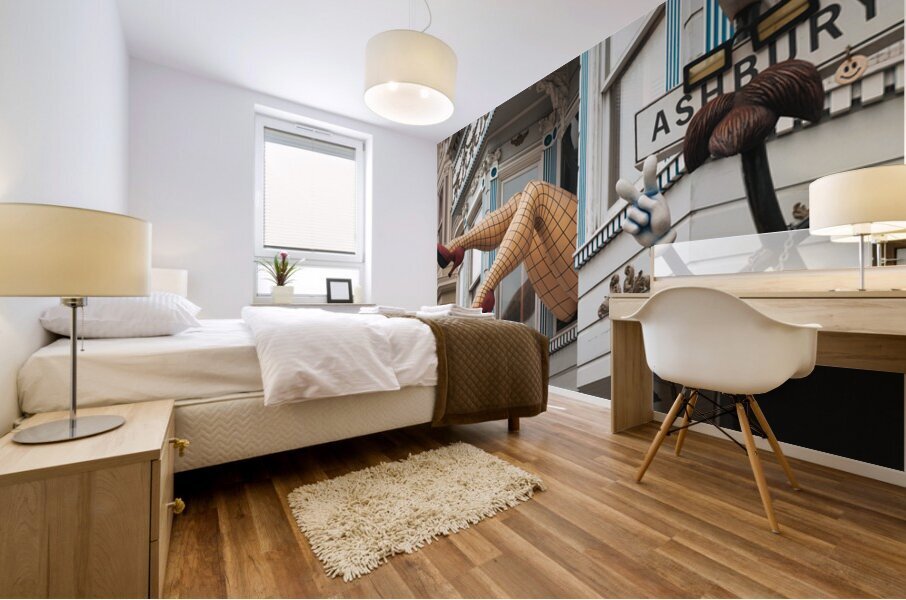 Ashbury Legs Mural print