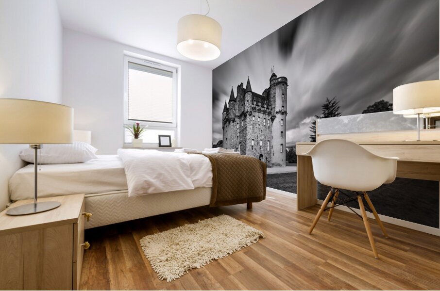 Clouds Over Castle Fraser Mural print