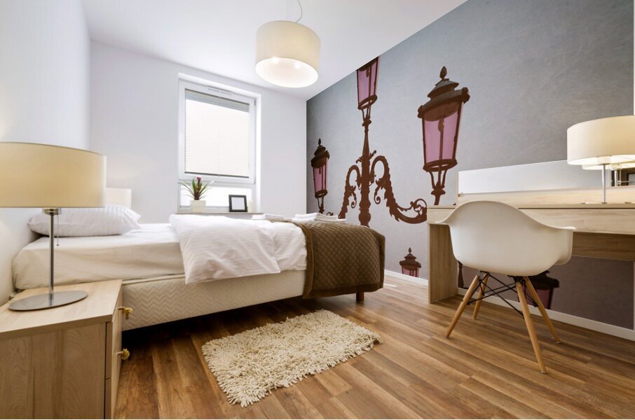 Venetian Lamps Mural print