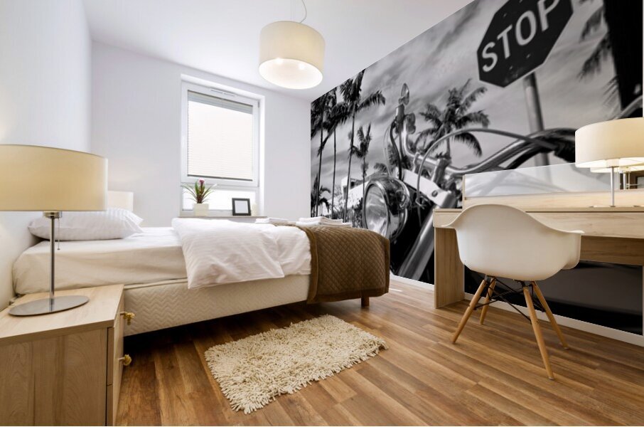 South Beach Cruiser Mural print