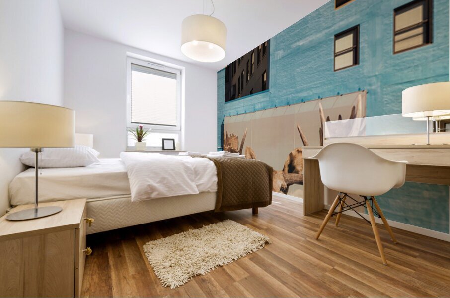 Chicago Bubblegum Moose Mural print