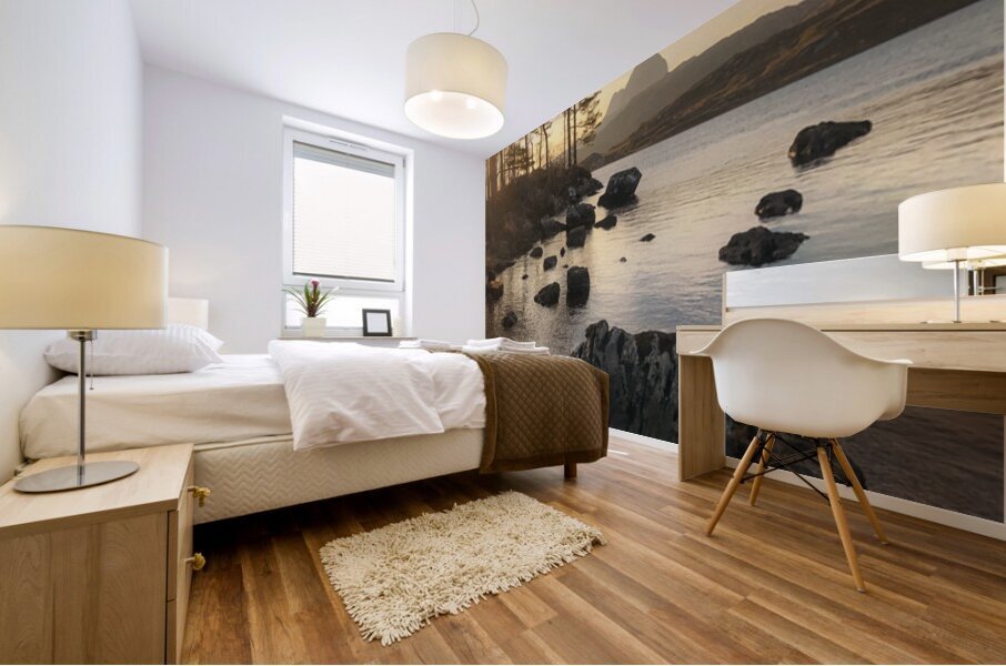 Loch Druim Suardalain Sunrise Mural print