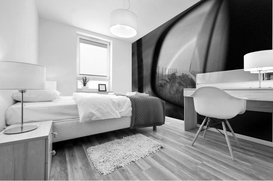 Rearview Rainbow Mural print