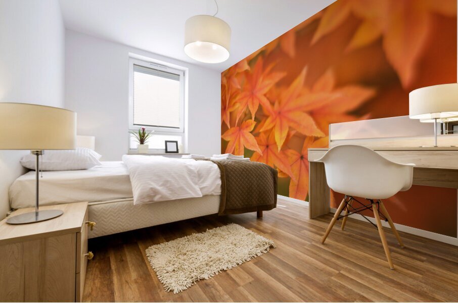 Leaves of Amber Mural print