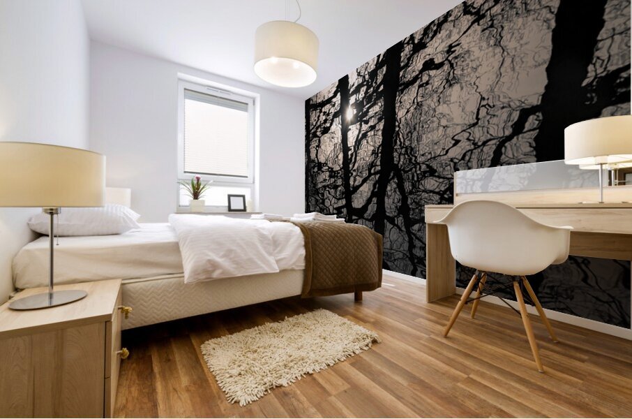 Woodland Waters Mural print