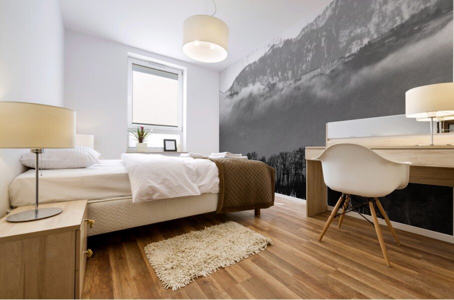 Lake Lucerne Boats Mural print