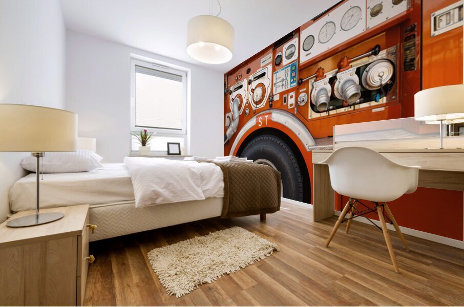 Kyoto Fire Engine Mural print