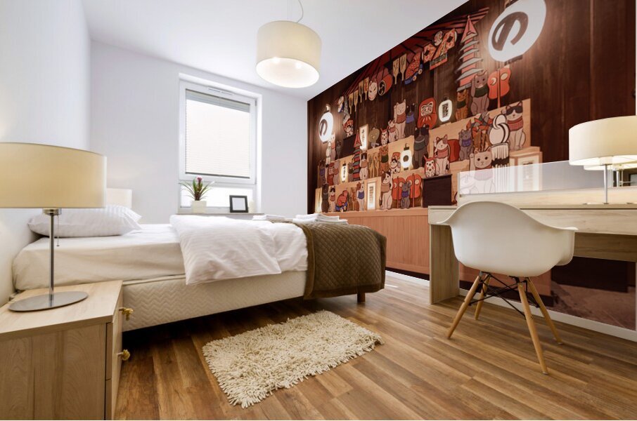 Lucky Charms in Asakusa Mural print