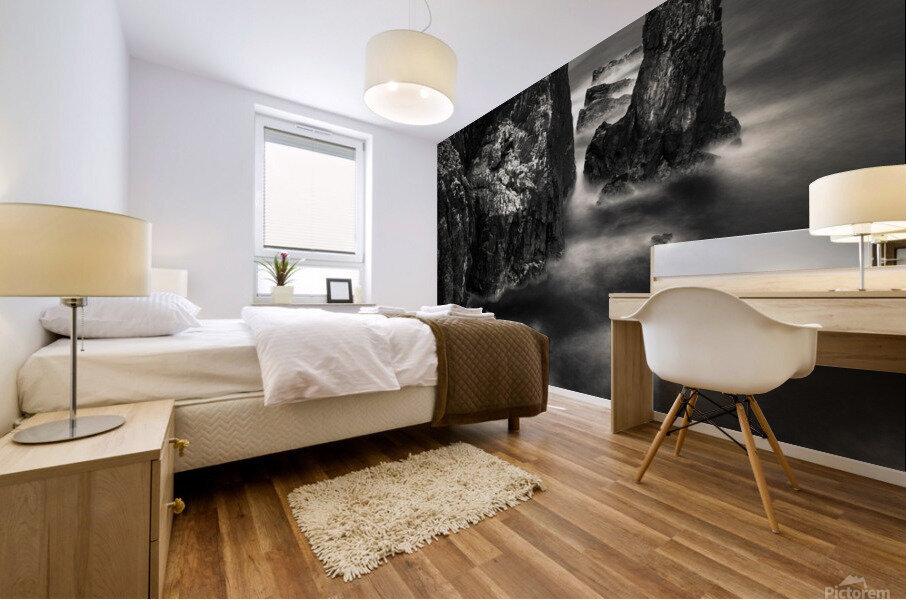 Butt of Lewis Cliffs Mural print