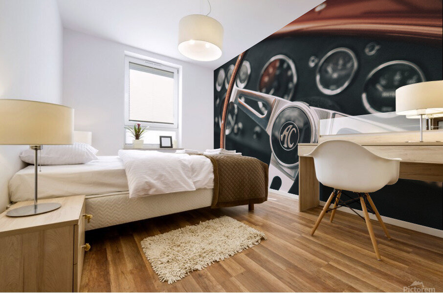 AC Cobra Steering Wheel Mural print
