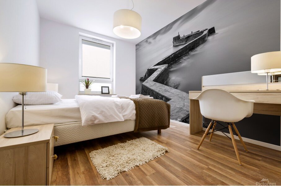 St Monans Breakwater Mural print
