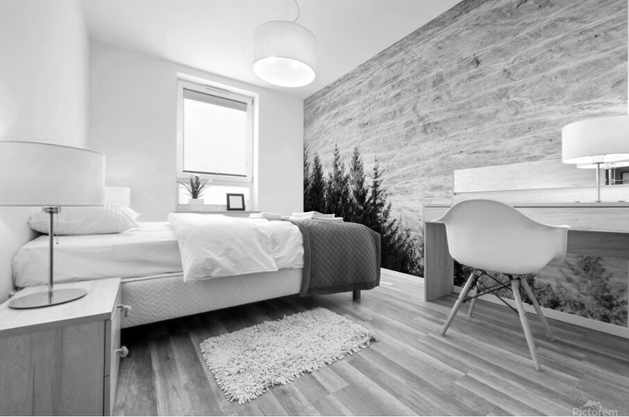 Mull Trees and Peak Mural print