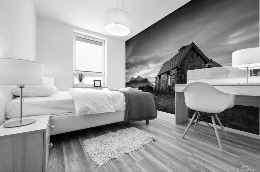 Elphin Bothy and Cul Mor Mural print