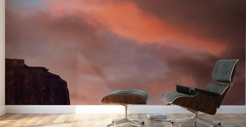 Sunset in Monument Valley Wall Murals