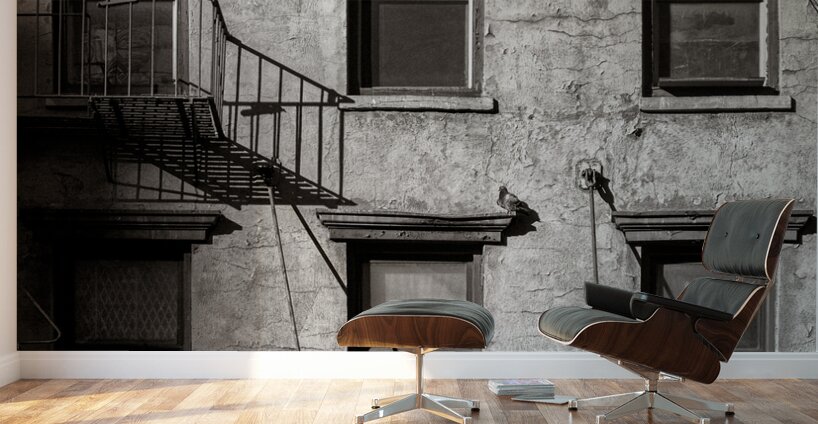 Old Apartments Wall Murals