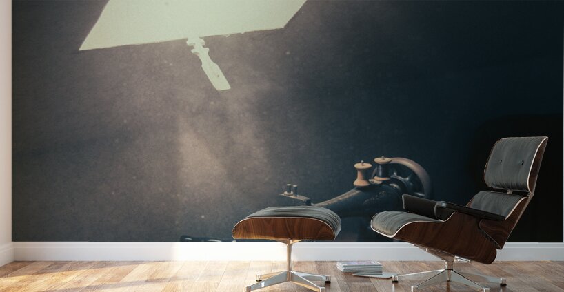 Old Sewing Machine Wall Murals