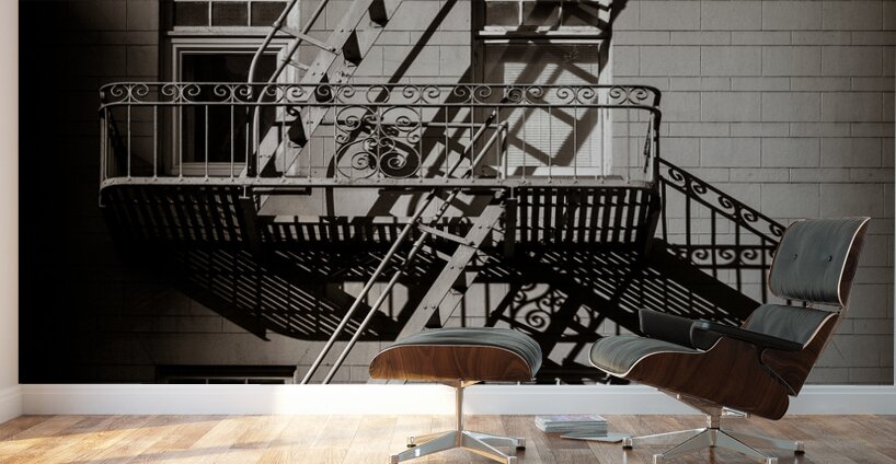 Fire Escape Wall Murals