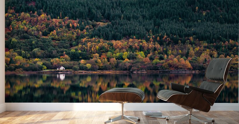 Loch Duich Autumn Reflections Wall Murals