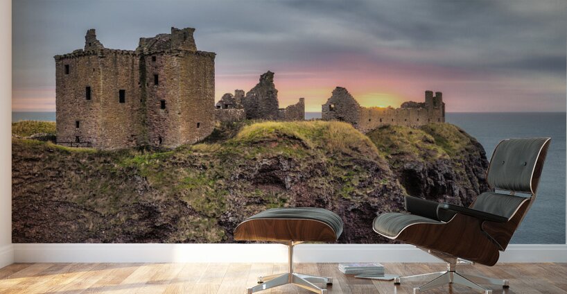 Daybreak at Dunnottar Wall Murals