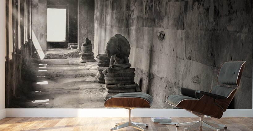 Angkor Temple Corridor Wall Murals