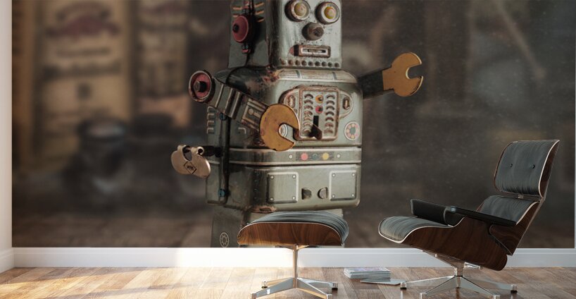 Toy Robot Wall Murals