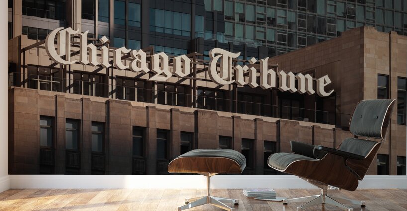 Chicago Tribune Sign Wall Murals