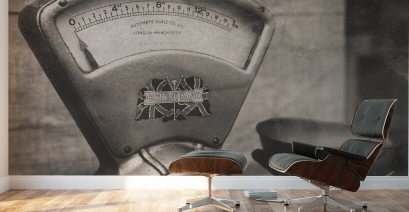 Vintage Weighing Scale Wall Murals