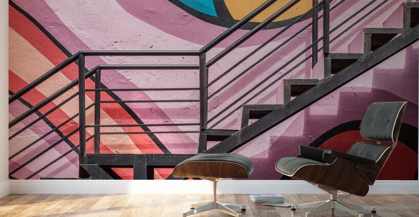 Hues and Steps Wall Murals