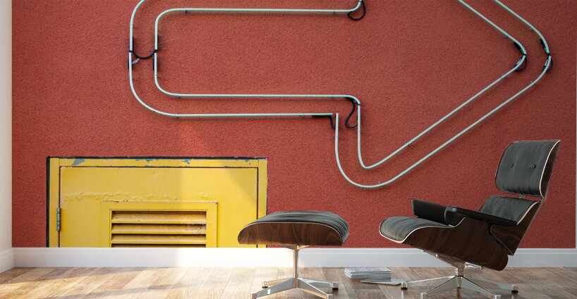 Yellow Door Big Arrow Wall Murals