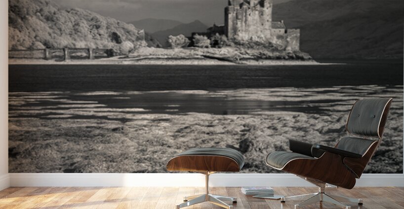 Eilean Donan Castle Infrared Wall Murals