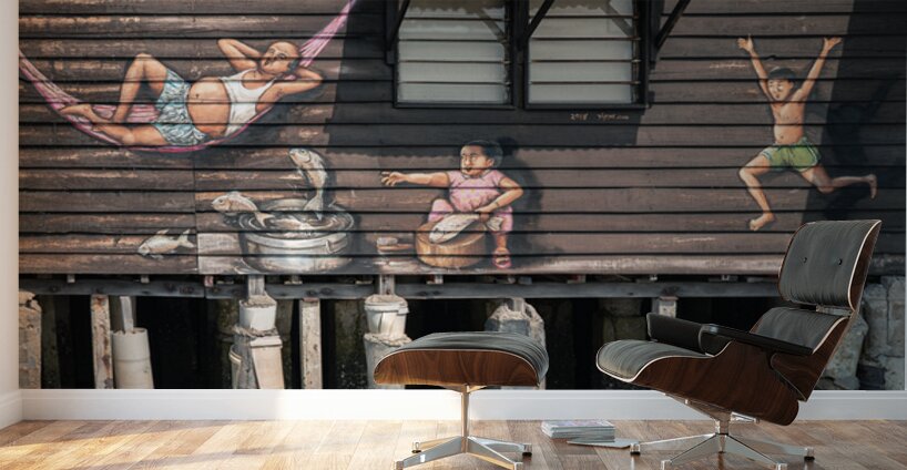 Folklore by the Sea Wall Murals