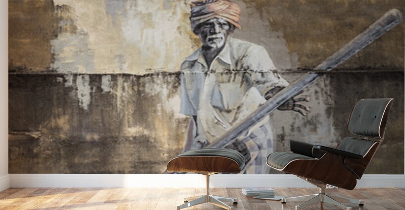 The Indian Boatman Wall Murals