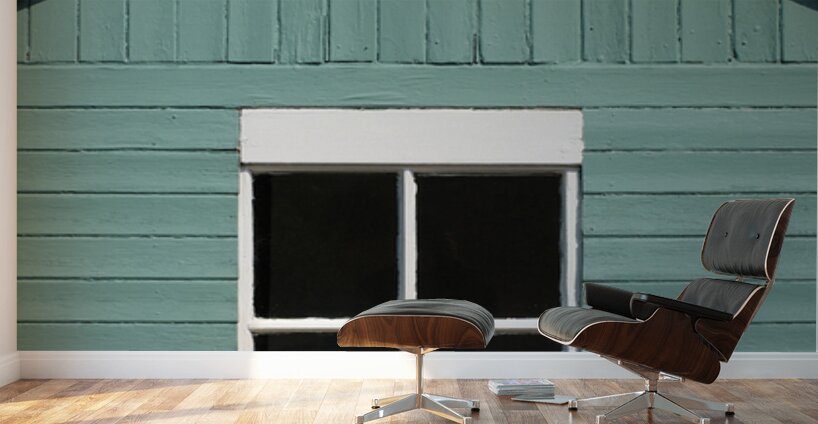 Beach Hut Window Wall Murals