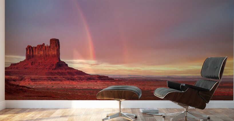 Monument Valley Rainbow Wall Murals