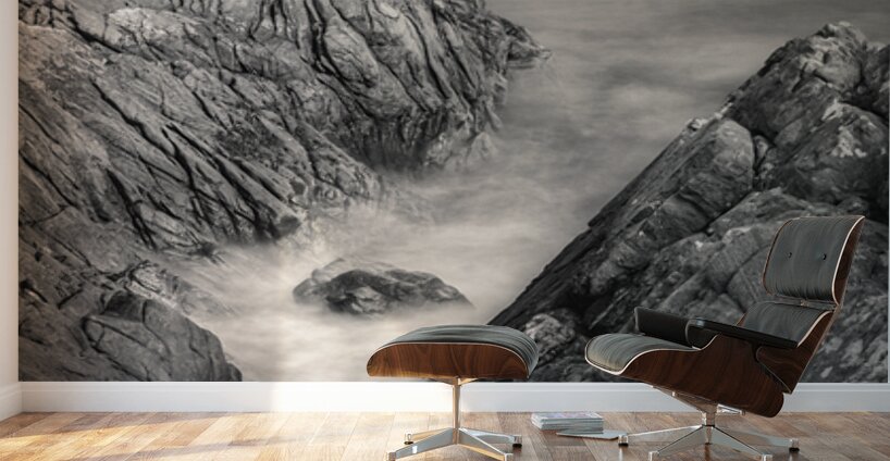 Cove Beach Rocks Wall Murals
