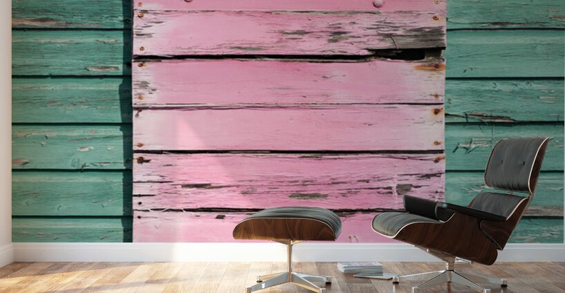 Pink Panel Wall Murals
