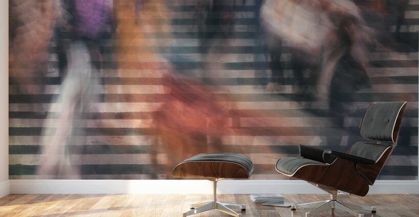 Shibuya Crossing Wall Murals