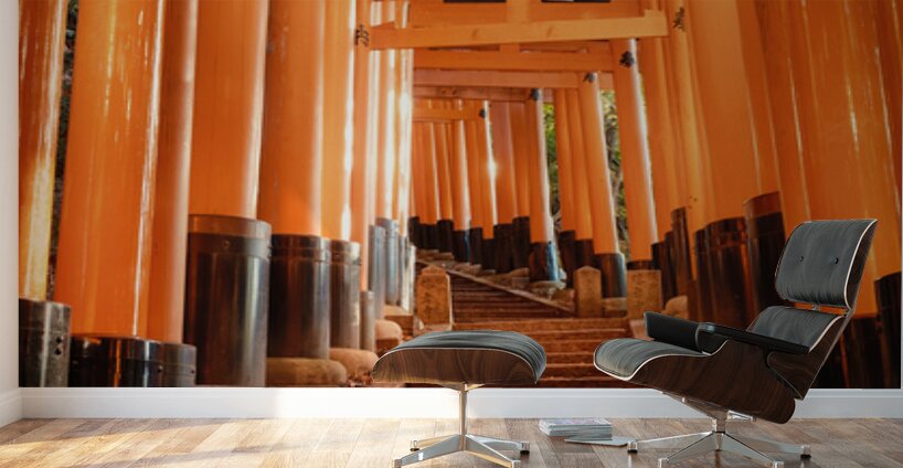 Torii Ascent at Fushimi Inari Wall Murals