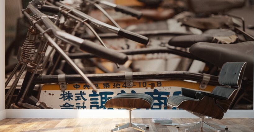 Fish Market Bicycles Wall Murals