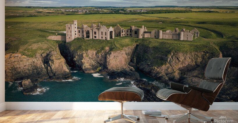 Slains Castle Wall Murals
