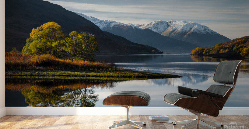 Autumn on Loch Leven Wall Murals