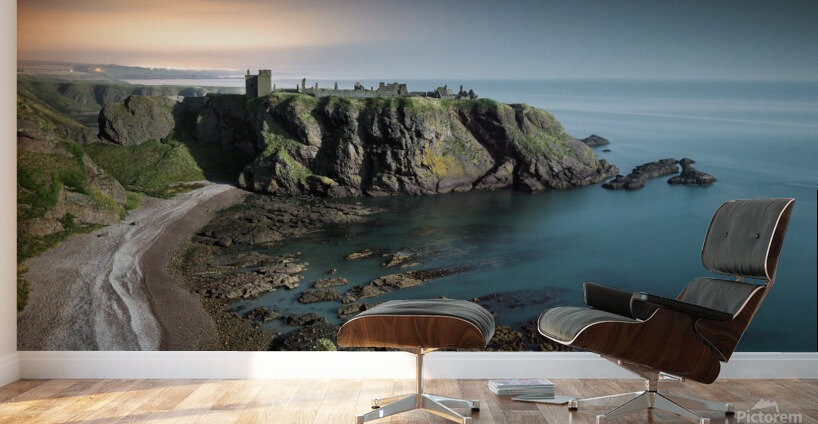 Dunnottar by Moonlight Wall Murals