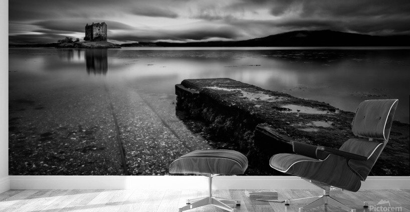 Jetty to Castle Stalker Wall Murals