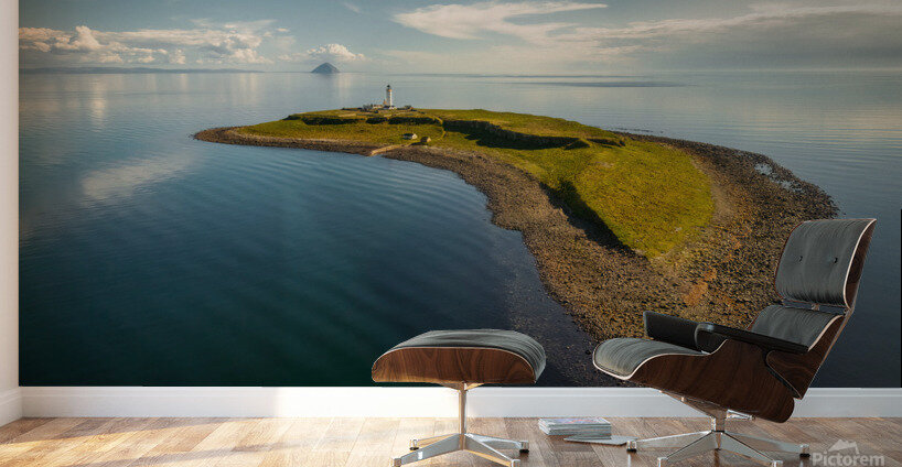 Pladda Island and Lighthouse Wall Murals
