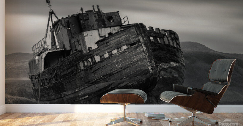 Old Boat of Caol Wall Murals