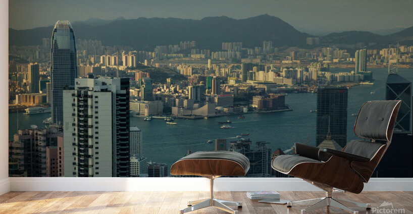 Last Light in Hong Kong Wall Murals
