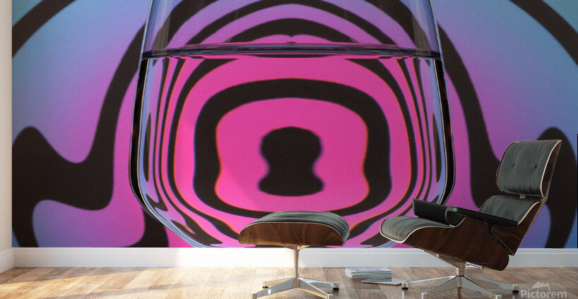 Warped Glass Wall Murals