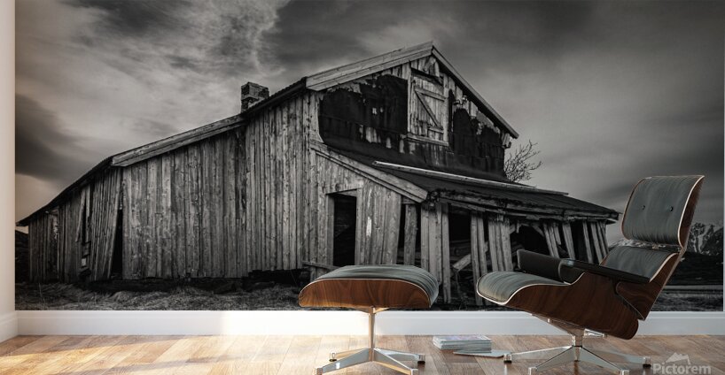 Old Norwegian Barn Wall Murals