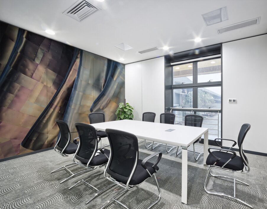 MoPOP Abstract Wall Printing